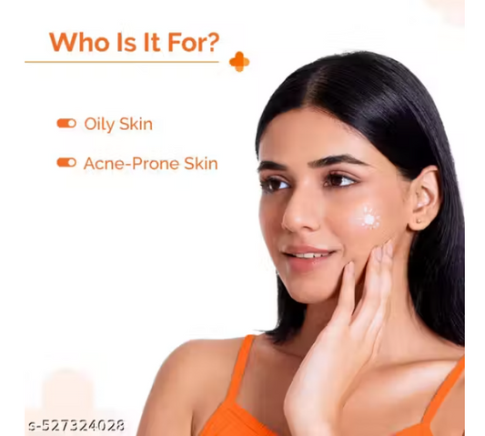 The Derma Co Sunscreen - SPF 50 PA++++ 1% Hyaluronic Sunscreen Oil-Free Gel | Lightweight, For Oily & Acne-Prone Skin (50 g)